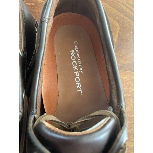 Rockport Ports of Cali Perth Dark Brown Beeswax US Size 7 M Loafer NEW - Picture 3 of 6